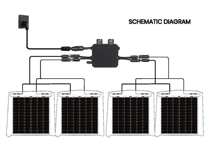 Balcony Solar System With LiFePo4 Battery